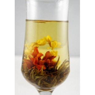 Bai He Hua Lan, Lily Flower Basket, Blooming Flowering Tea
